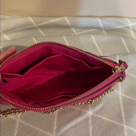 Coach Hot Pink Quilted Chain Crossbody - Picture 3 of 4